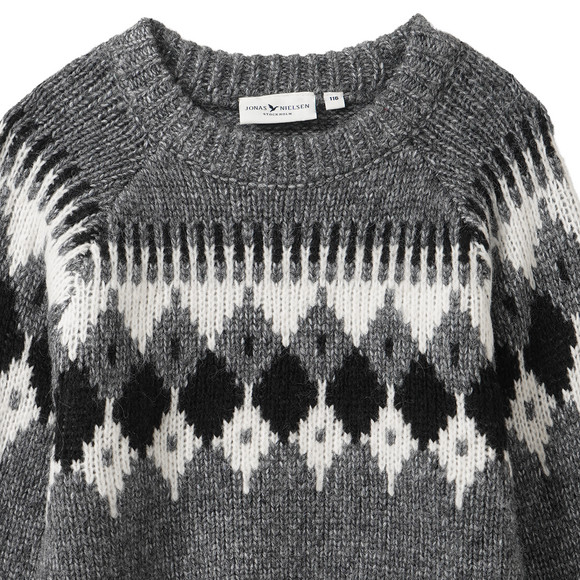 Kinder Strickpullover mit Muster