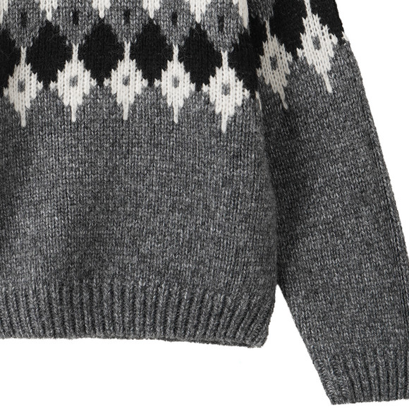 Kinder Strickpullover mit Muster