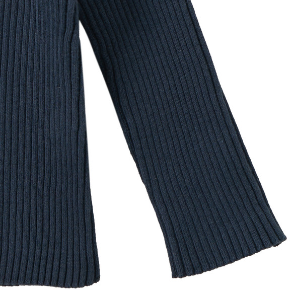 Gebreid babyhemd met geribde textuur