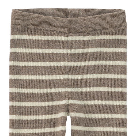 Baby wollen gebreide broek met strepen