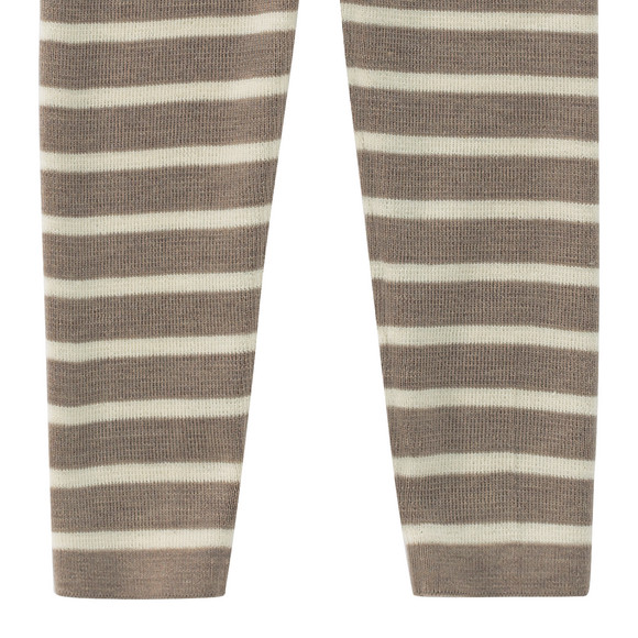 Baby wollen gebreide broek met strepen