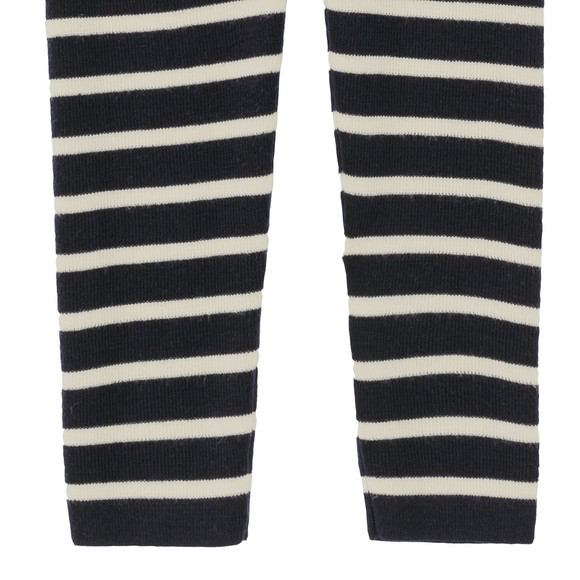 Baby wollen gebreide broek met strepen