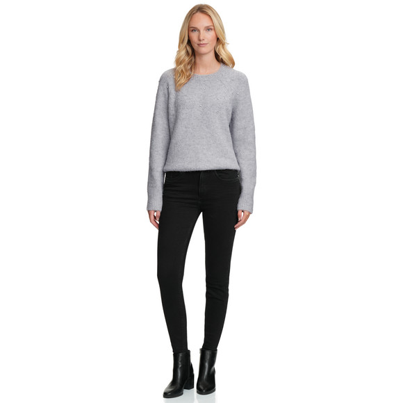 Gebreide trui met strass-steentjes Dames