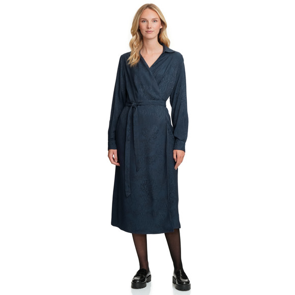 Damen Kleid mit Jacquardmuster
