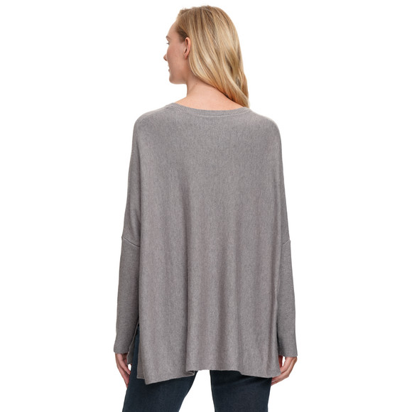Damen Woll-Pullover mit V-Ausschnitt