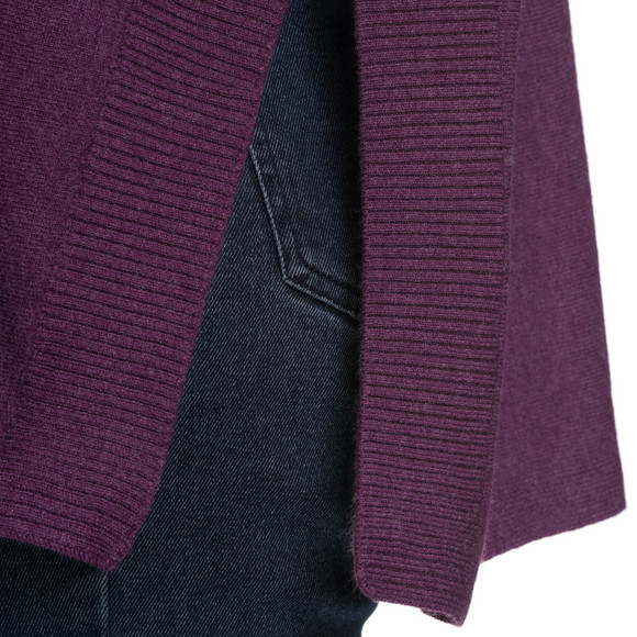 Damen Woll-Pullover mit V-Ausschnitt