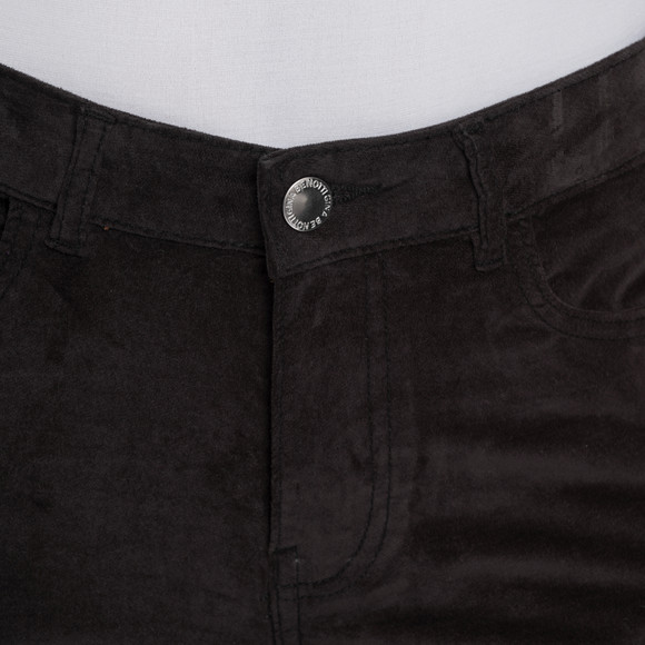 Damen Samthose mit Slim-Fit