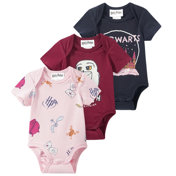 3 Harry Potter rompers in een set