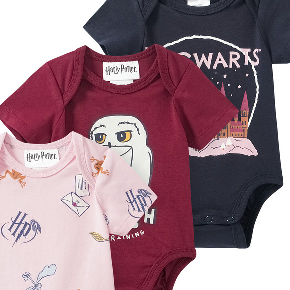 3 Harry Potter rompers in een set
