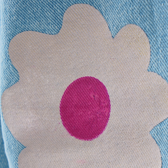 Mädchen Jeans mit Paperbag-Bund