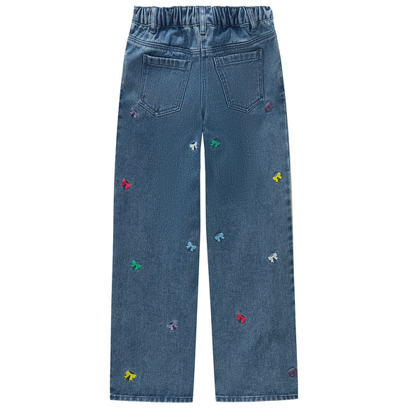 Mädchen Jeans mit Stickerei