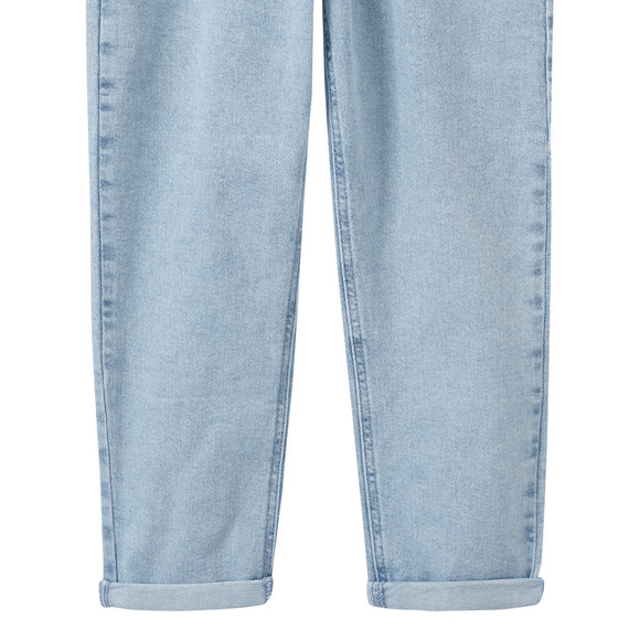 Meisjes tuinbroek met kleurrijk borduursel