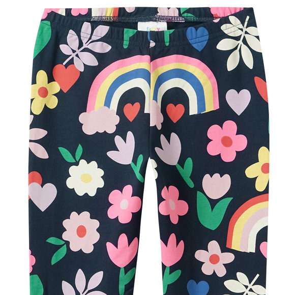 Mädchen Leggings mit Allover-Print