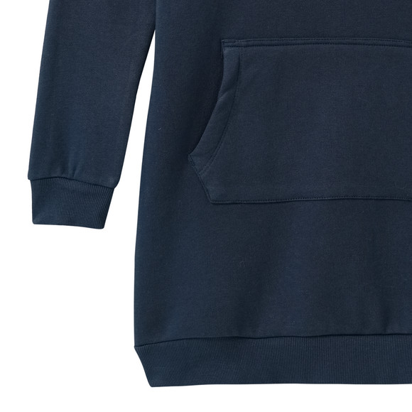 Meisjes sweatjurk met hartjesprint