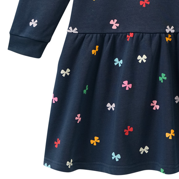 Mädchen Sweatkleid mit Allover-Print