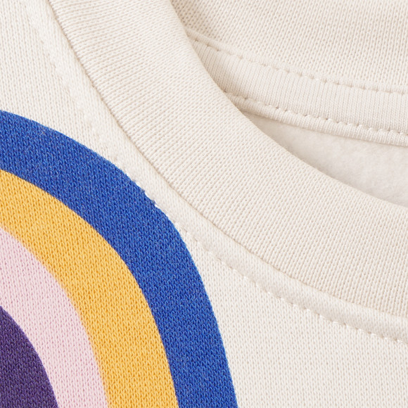 Mädchen Sweatkleid mit Allover-Print