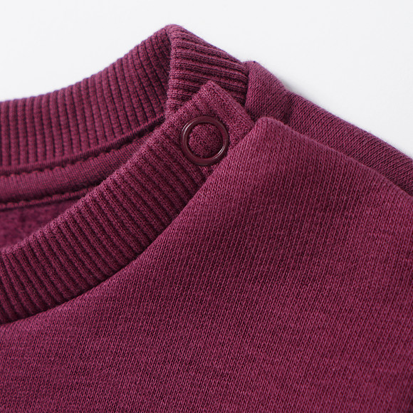 Baby Sweatshirt mit Herz-Applikation