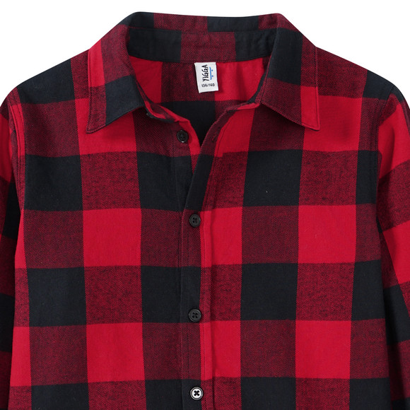 Jungen Flanell-Hemd mit Karo-Muster