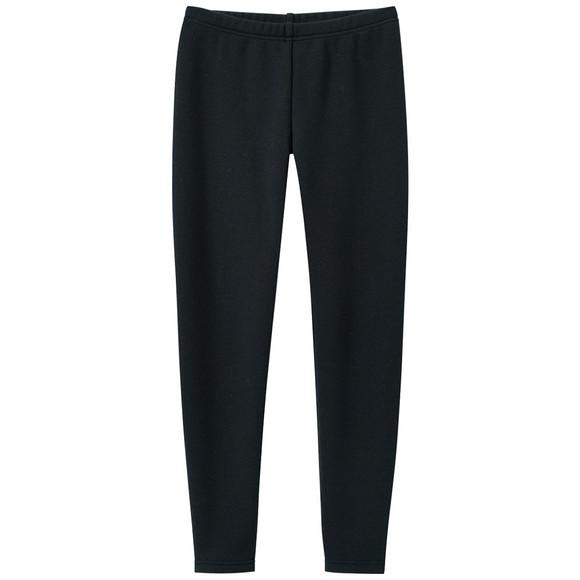 Effen thermolegging voor meisjes zwart