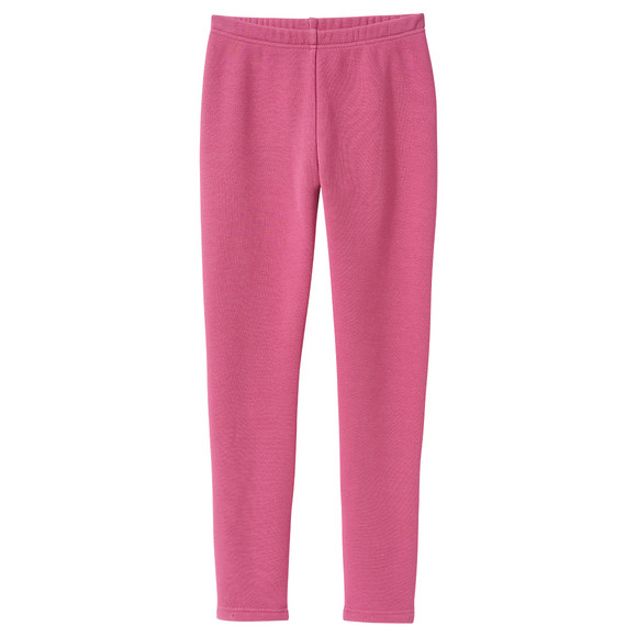 Effen thermolegging voor meisjes roze