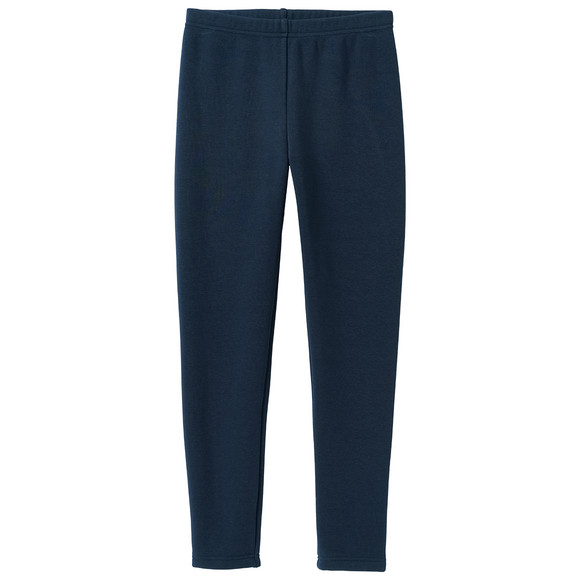 Effen thermolegging voor meisjes donkerblauw