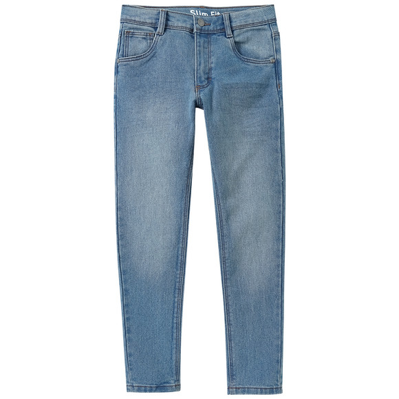 Thermojeans voor jongens in slank model blauw