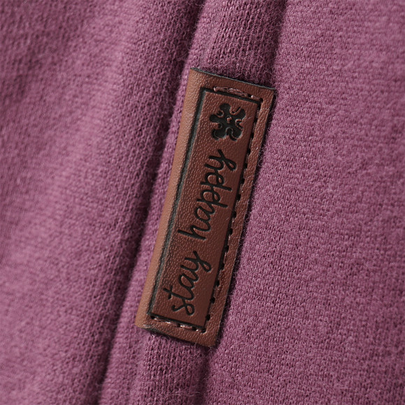 Mädchen Sweatkleid mit Schalkragen