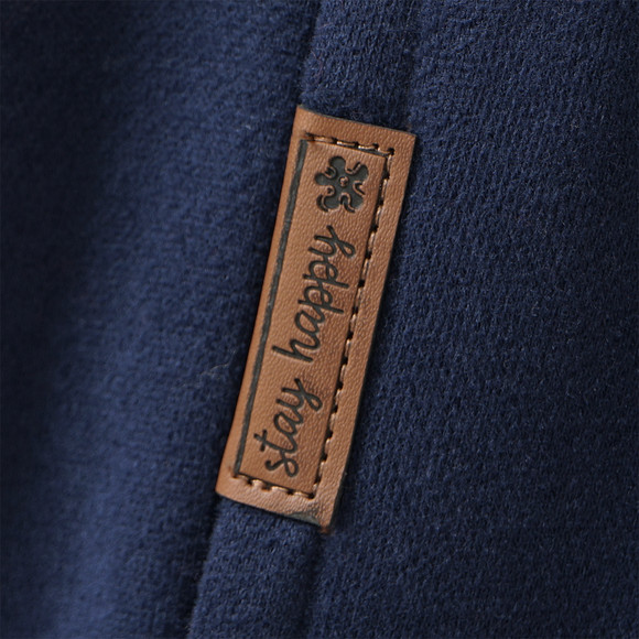 Mädchen Sweatkleid mit Schalkragen