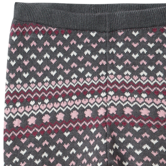 Mädchen Leggings mit Norweger-Muster