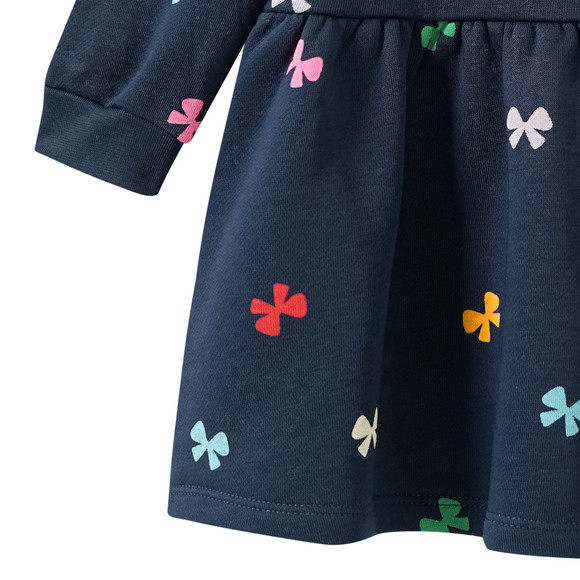 Baby Sweatkleid mit Allover-Print