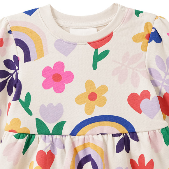 Baby sweatjurk met all-over print