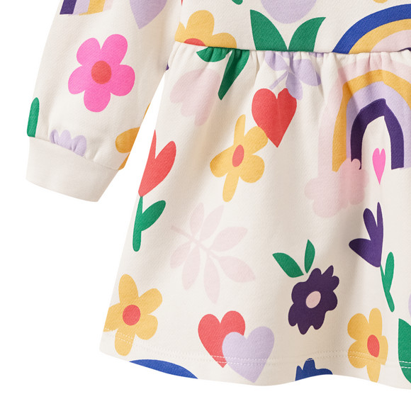 Baby sweatjurk met all-over print