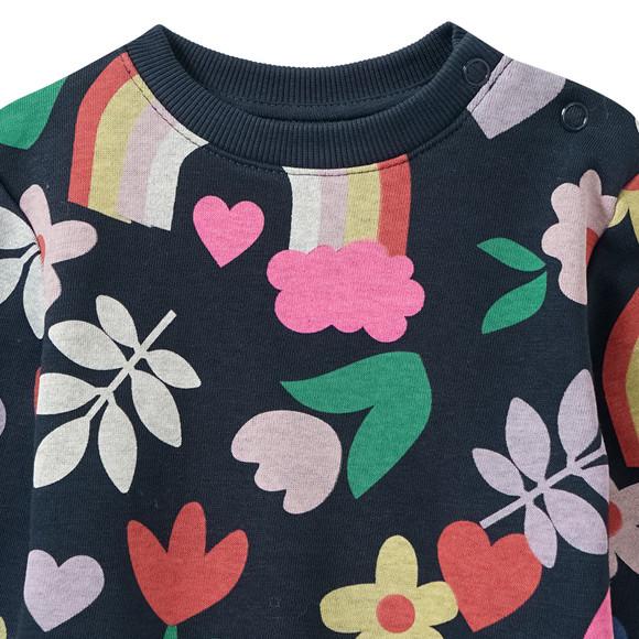 Baby Sweatshirt mit Allover-Print
