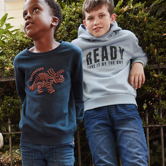 Hoodie voor jongens met opdruk