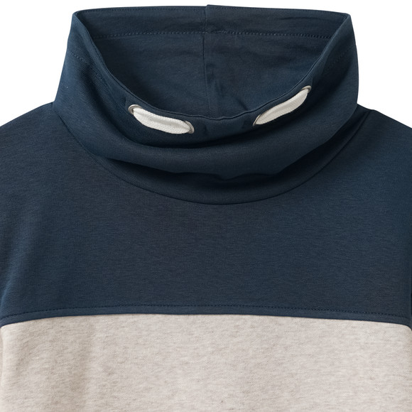 Jungen Sweatshirt mit Schalkragen