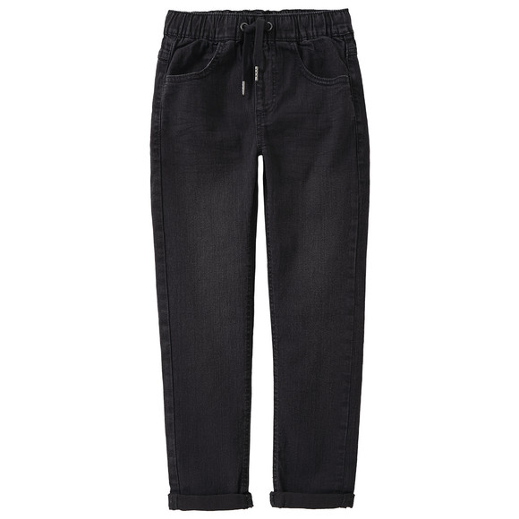 Jungen Pull-on-Jeans mit Used-Waschung