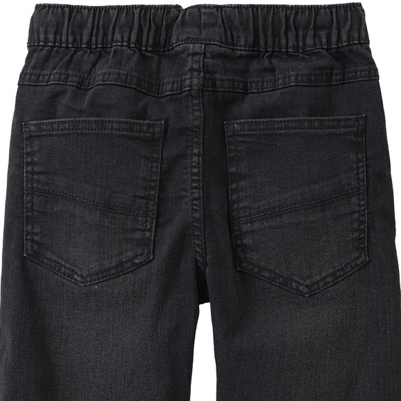 Jungen Pull-on-Jeans mit Used-Waschung