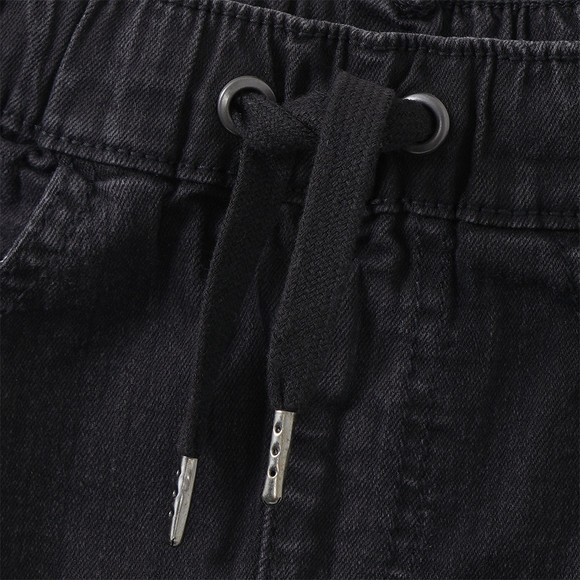 Jungen Pull-on-Jeans mit Used-Waschung
