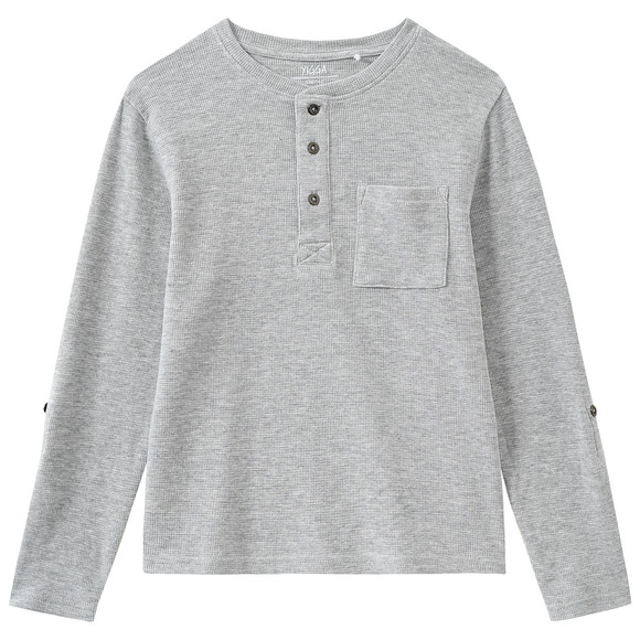 Jungen Shirt mit Waffelstruktur