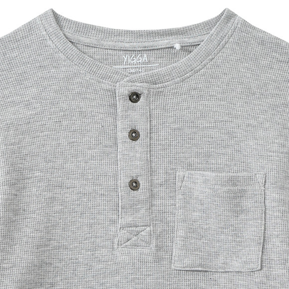 Jungen Shirt mit Waffelstruktur