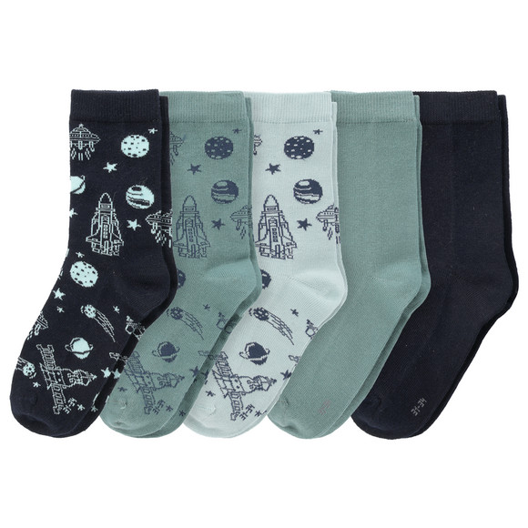 5 Paar Jungen Socken mit Bio-Baumwolle