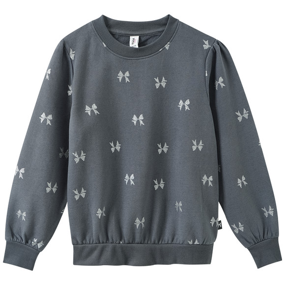 Sweatshirt met glitterprint voor meisjes