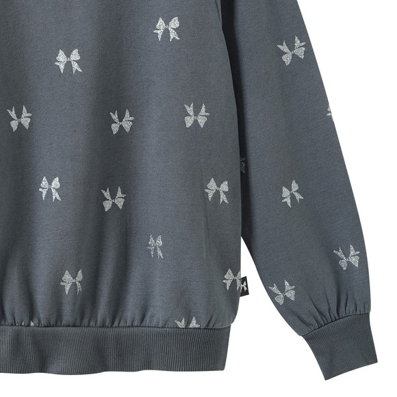 Sweatshirt met glitterprint voor meisjes