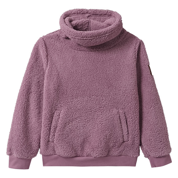 Teddytrui voor meisjes met sjaalkraag