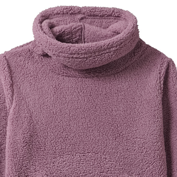 Teddytrui voor meisjes met sjaalkraag