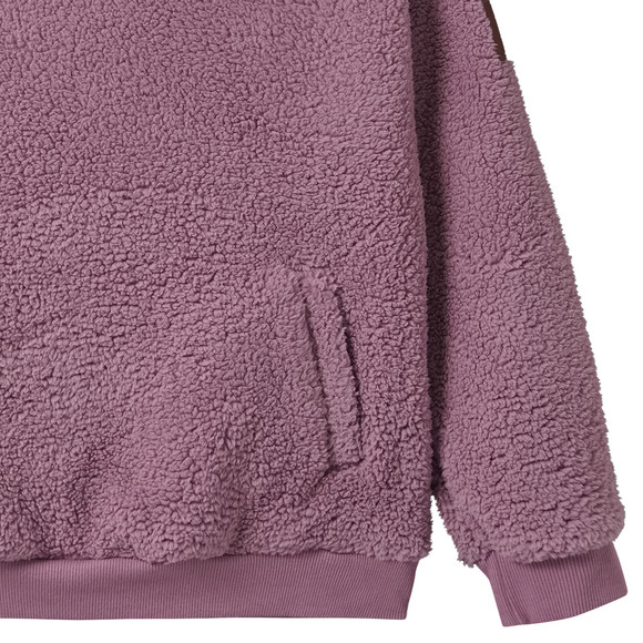 Teddytrui voor meisjes met sjaalkraag
