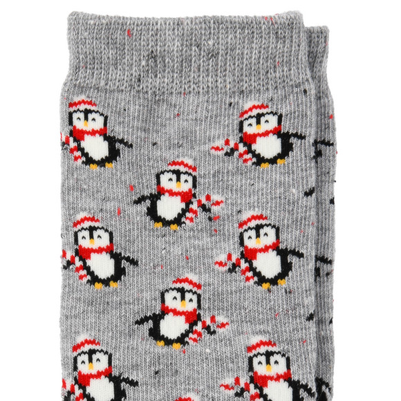 1 Paar Kinder Weihnachtssocken mit Pinguinen