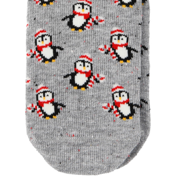 1 Paar Kinder Weihnachtssocken mit Pinguinen