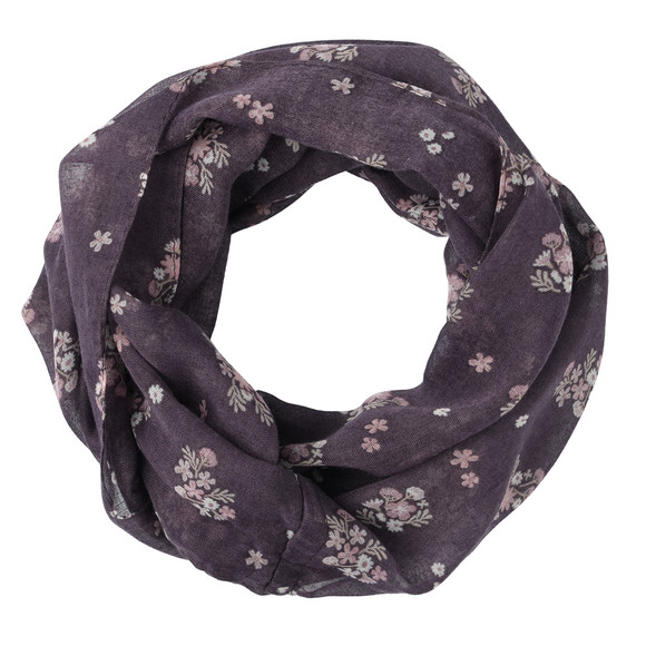 2 meisjessjaals met bloemmotief