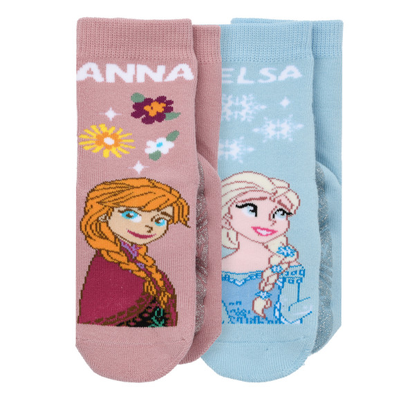 2 Paar Die Eiskönigin Stoppersocken im Set